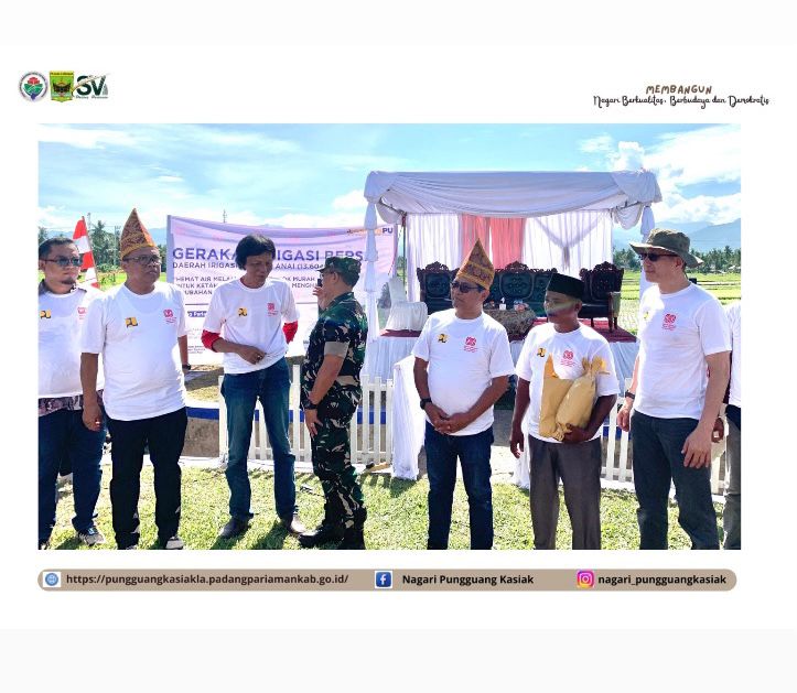 Kegiatan Gerakan Irigasi Bersih di Daerah Irigasi Batang Anai.